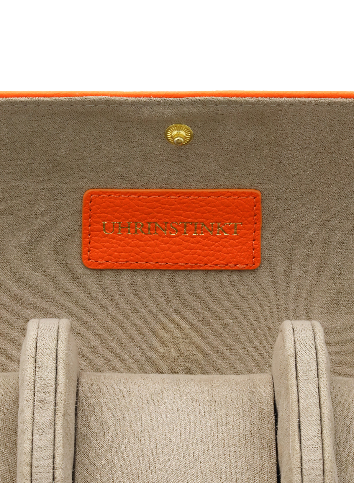 Uhrinstinkt Premium Watch Roll Mandarin Orange