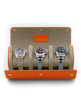 Uhrinstinkt Premium Watch Roll Mandarin Orange
