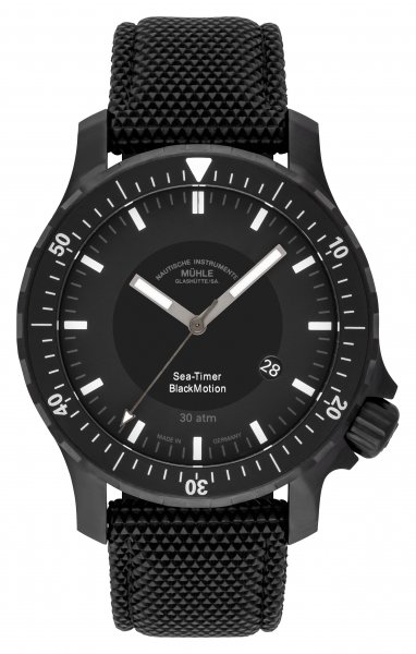 MÜHLE Glashütte Sea-Timer Blackmotion