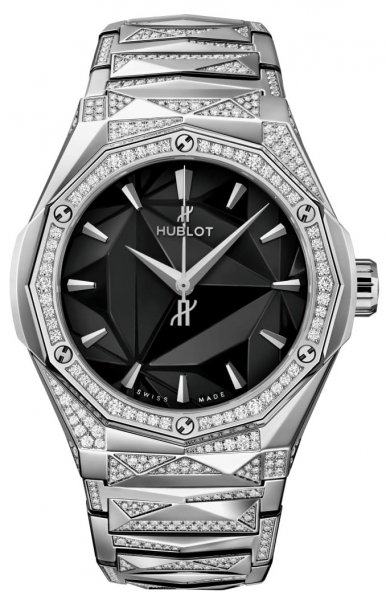 Hublot Classic Fusion Orlinski Titanium Bracelet Pave 40 mm