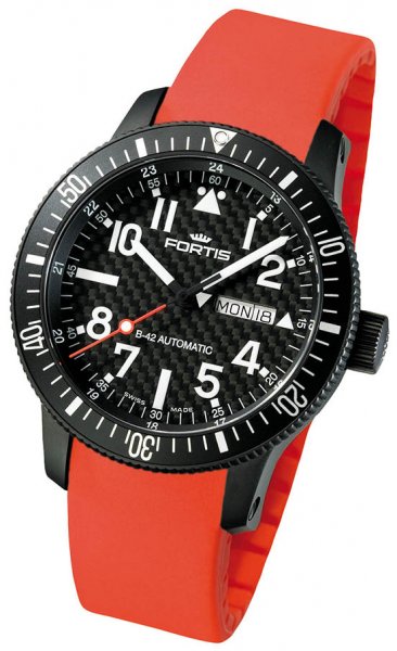 Fortis B-42 Black Automatic Day/Date