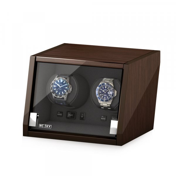 Beco Watch Winder Castle 2 Walnut