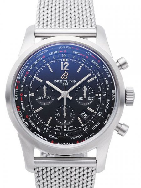 Breitling Transocean Chronograph Unitime Pilot