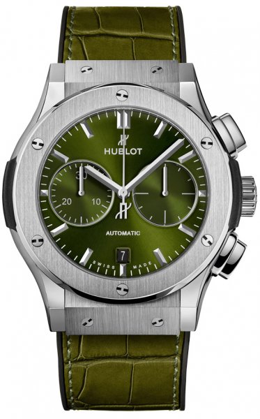Hublot Classic Fusion Automatic Chronograph Titanium Green 45mm Hublot Classic Fusion Automatic Chronograph Titanium Green 45mm