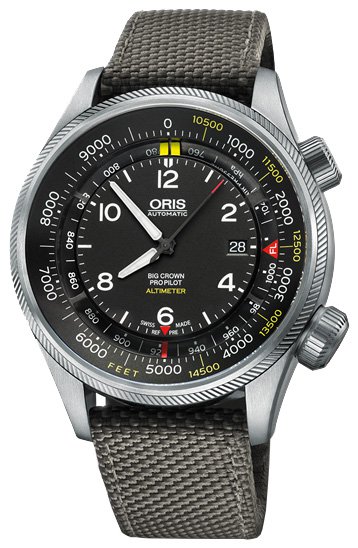 Oris Big Crown ProPilot Altimeter with Feet-Scale Oris Big Crown ProPilot Altimeter with Feet-Scale