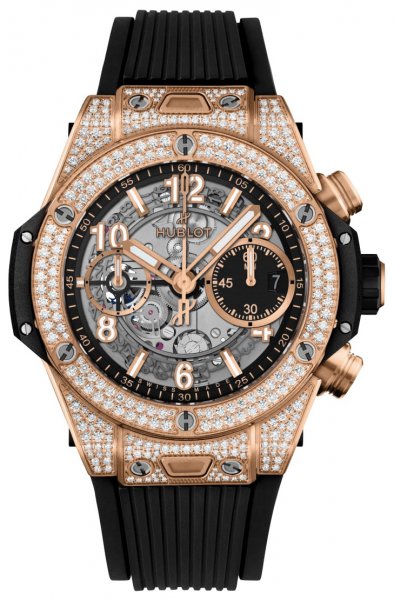 Hublot Big Bang Unico King Gold Pavé 42 mm