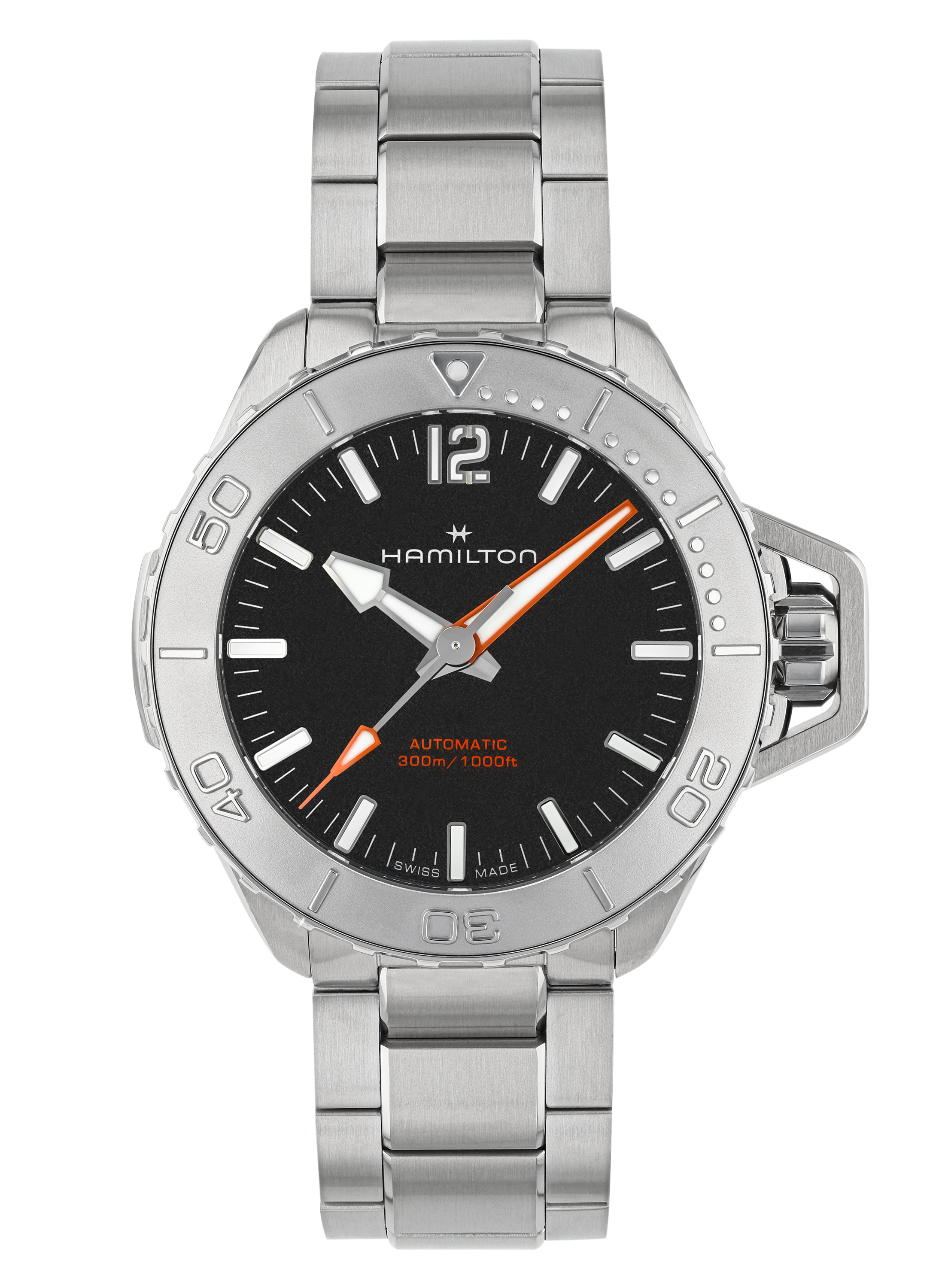 Hamilton Khaki Navy Frogman Auto H77485130 Uhrinstinkt