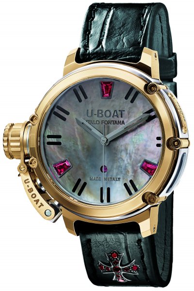 U-Boat Chimera Auto 40 Gold Mother of Pearl