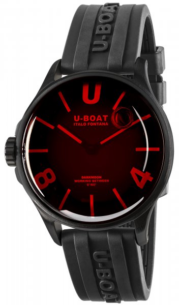 U-Boat Darkmoon Red 40 GLASS PVD U-Boat Darkmoon Red 40 GLASS PVD