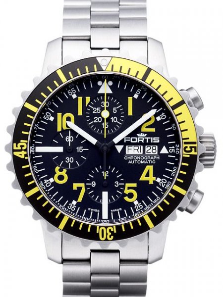 Fortis Marinemaster Yellow Chronograph - fast alle Eigenschaften und Text stimmen nicht! Fortis Marinemaster Yellow Chronograph - fast alle Eigenschaften und Text stimmen nicht!