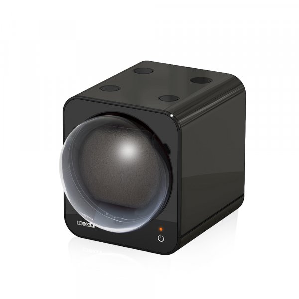 Beco Watch winder Boxy Fancy Brick Black