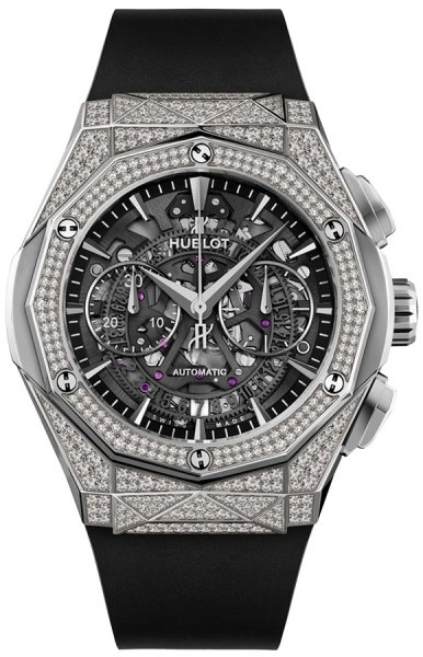 Hublot Classic Fusion Aerofusion Automatic Chronograph Orlinski Titanium Pavé 45mm Hublot Classic Fusion Aerofusion Automatic Chronograph Orlinski Titanium Pavé 45mm