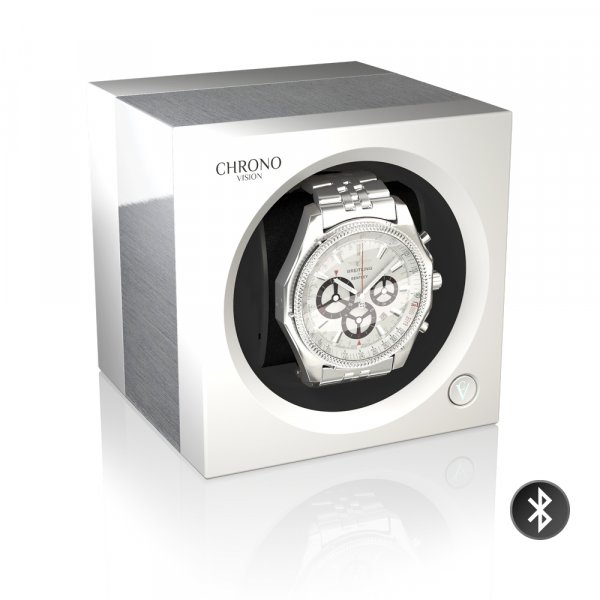 Chronovision One Bluetooth - Aluminium/White Silk Chronovision One Bluetooth - Aluminium/White Silk