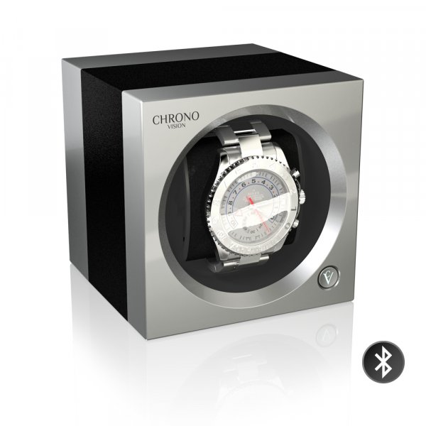 Chronovision One Bluetooth - Black anodized/Chrome Silk Chronovision One Bluetooth - Black anodized/Chrome Silk