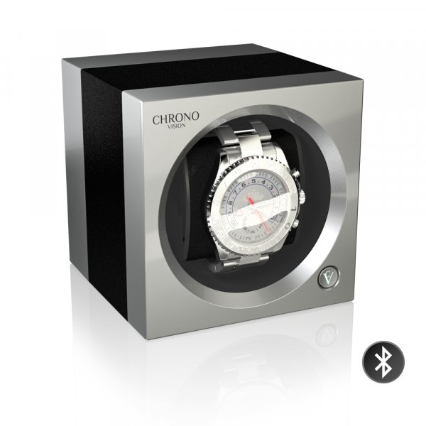 Chronovision One Bluetooth - Black anodized/Chrome Silk