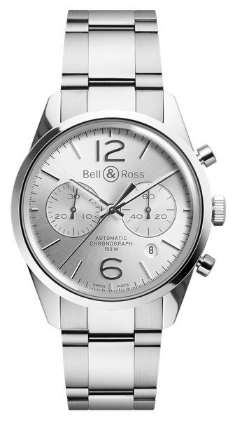 Bell & Ross BR 126 OFFICER SILVER