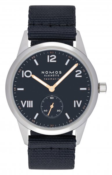 NOMOS Glashütte Club Cambus Neomatik 39 Midnight Blue