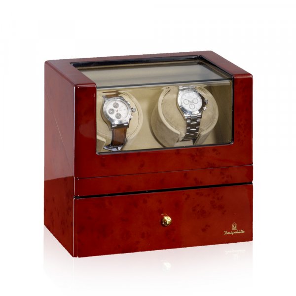 Designhuette Watch Winder San Diego 2 Burlwood Designhuette Watch Winder San Diego 2 Burlwood