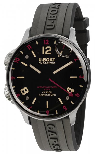U-Boat Capsoil Doppiotempo SS Red Rehaut U-Boat Capsoil Doppiotempo SS Red Rehaut