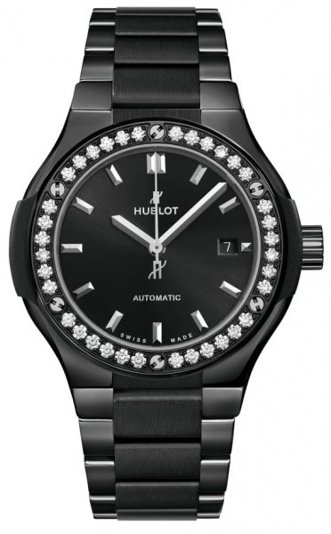 Hublot Classic Fusion Black Magic Bracelet Diamonds 33 mm