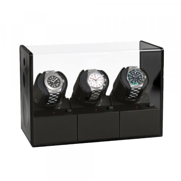 Beco Watch Winder Satin Carbon 3