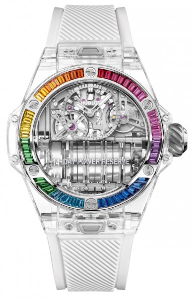 Hublot Big Bang MP-11 Power Reserve 14 Days Sapphire Rainbow 45 mm