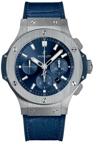 Hublot Big Bang Steel Blue 44mm Automatic Chronograph