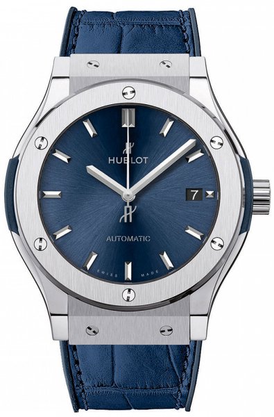 Hublot Classic Fusion 45mm Automatic Titanium Blue Hublot Classic Fusion 45mm Automatic Titanium Blue