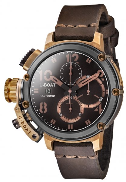 U-Boat Chimera Chrono Black and Bronze Limited Edition U-Boat Chimera Chrono Black and Bronze Limited Edition