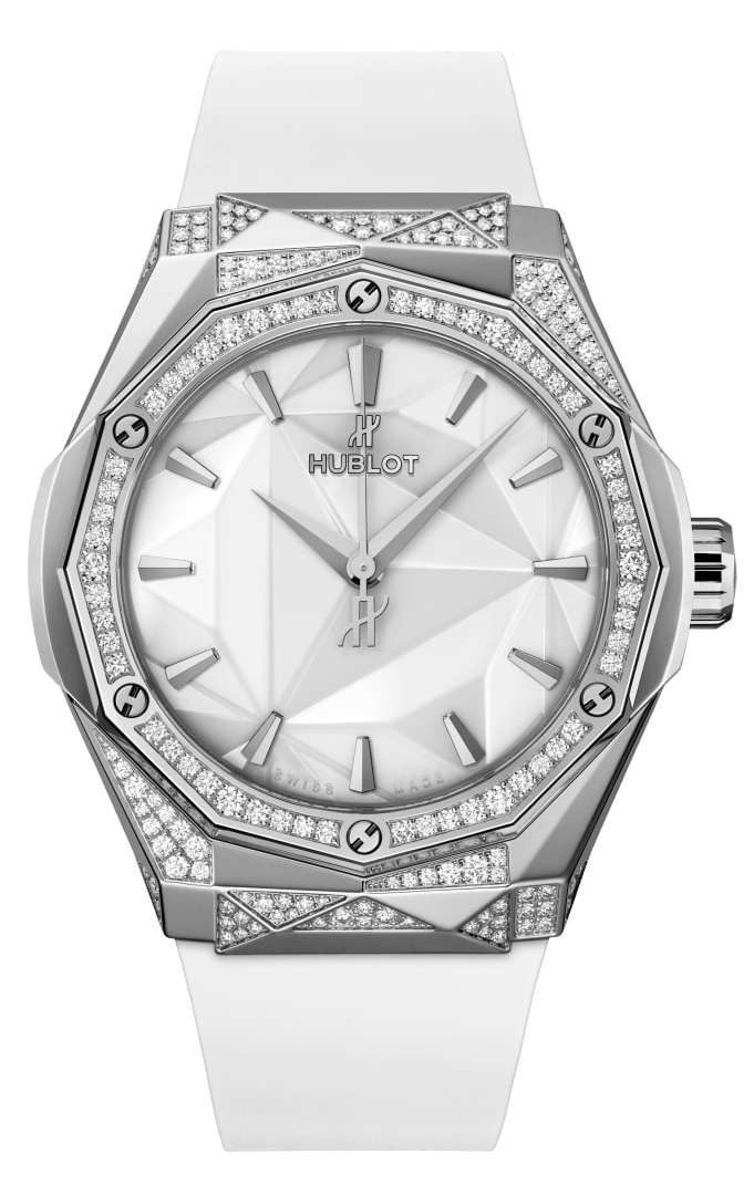Hublot Classic Fusion Orlinski Titanium White Alternative Pave 40