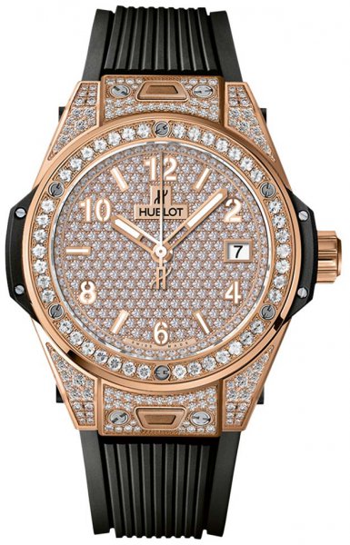 Hublot Big Bang One Click King Gold Full Pave 39mm