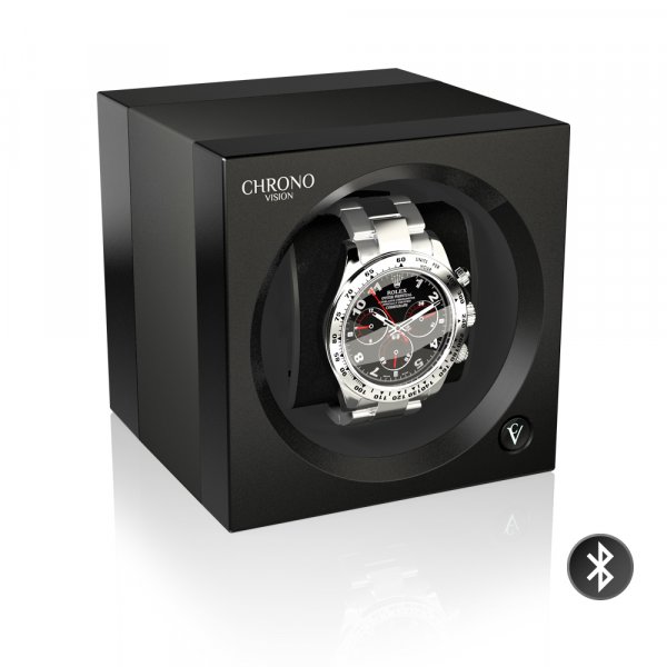 Chronovision One Bluetooth - Titanium anodized/Black Silk