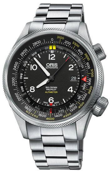 Oris Big Crown ProPilot Altimeter with Meter-Scale Oris Big Crown ProPilot Altimeter with Meter-Scale
