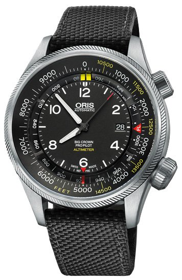 Oris Big Crown ProPilot Altimeter with Feet-Scale