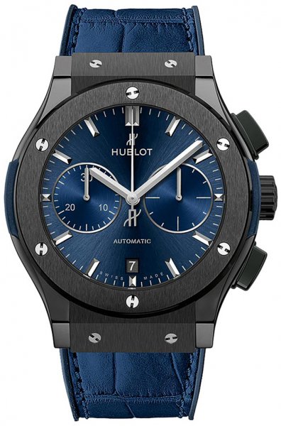 Hublot Classic Fusion Ceramic Blue Chronograph 45mm