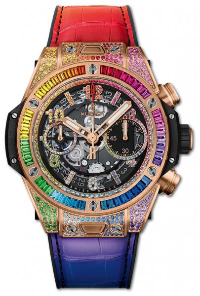 Hublot Big Bang Unico King Gold Rainbow 42 mm