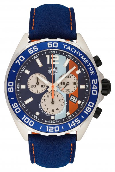 Tag Heuer Formula 1 Quarz Chronograph 43mm Gulf Spezial Edition Tag Heuer Formula 1 Quarz Chronograph 43mm Gulf Spezial Edition