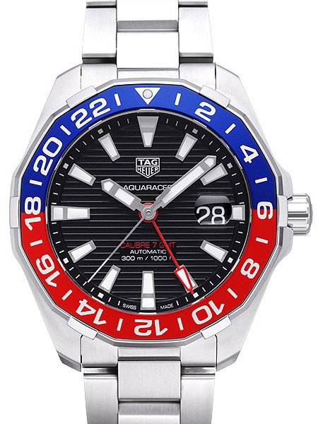 Tag heuer calibre 7 clearance gmt automatic