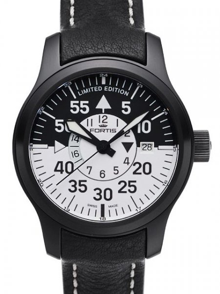 Fortis B-42 Flieger Black Cockpit GMT Limited Edition