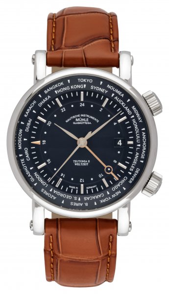 MÜHLE Glashütte Teutonia II Weltzeit MÜHLE Glashütte Teutonia II Weltzeit