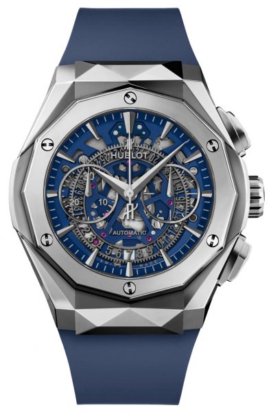 Hublot Classic Fusion Aerofusion Chronograph Orlinski Titanium Blue 45 mm