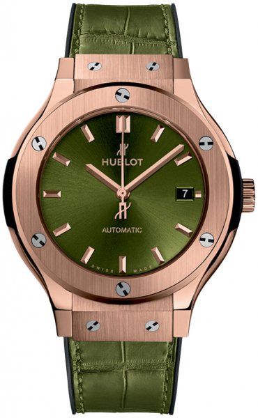 Hublot Classic Fusion Green King Gold 38mm Automatic