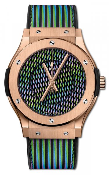 Hublot Classic Fusion Cruz Diez King Gold 45 mm