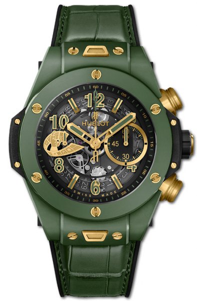 Hublot Big Bang Unico Chronograph WBC Green Ceramic Hublot Big Bang Unico Chronograph WBC Green Ceramic