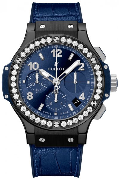 Hublot Big Bang Ceramic Blue Diamonds 41mm