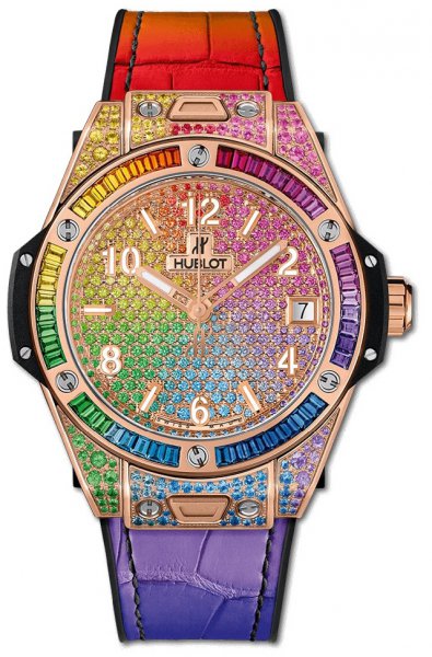 Hublot Big Bang One Click Rainbow King Gold 39 mm Hublot Big Bang One Click Rainbow King Gold 39 mm