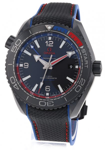 Omega Seamaster Planet Ocean 600 M Co-Axial Master Chronometer GMT 45,5mm ETNZ Deep Black