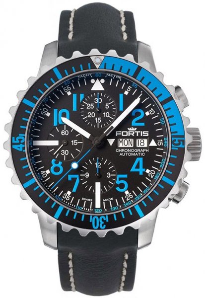 Fortis Marinemaster Blue Chronograph