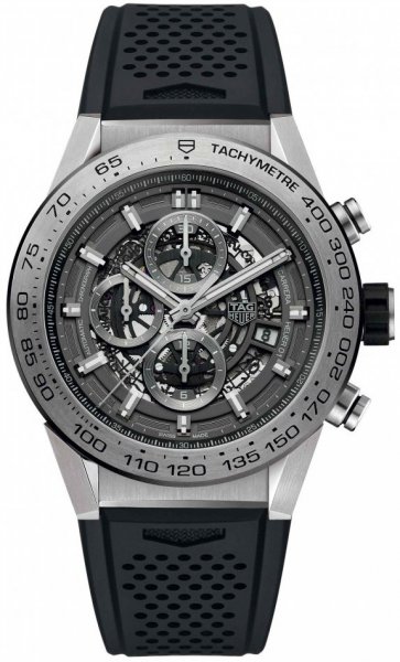 Tag Heuer Carrera Calibre HEUER 01 Automatic Chronograph 45mm Grey Phantom Titanium