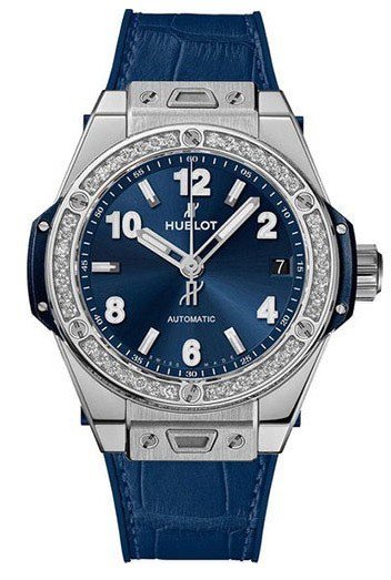Hublot Big Bang One Click Steel Blue Diamonds 39 mm Hublot Big Bang One Click Steel Blue Diamonds 39 mm
